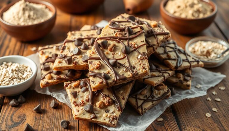 high protein cookie dough bark recipe