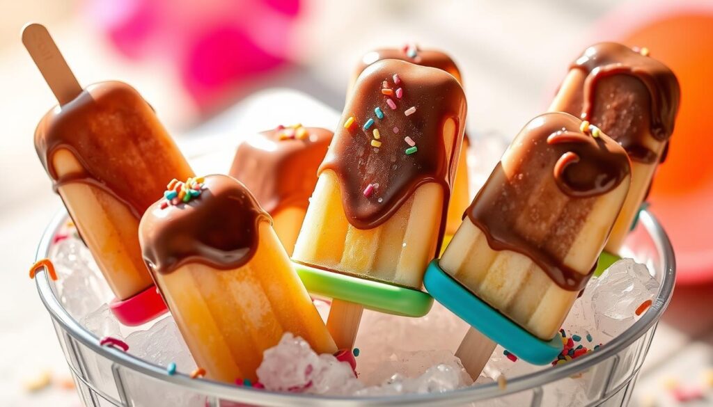 Frozen popsicles