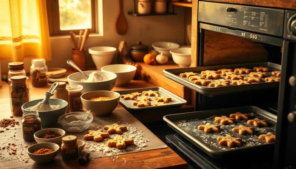 baking Mexican cookies