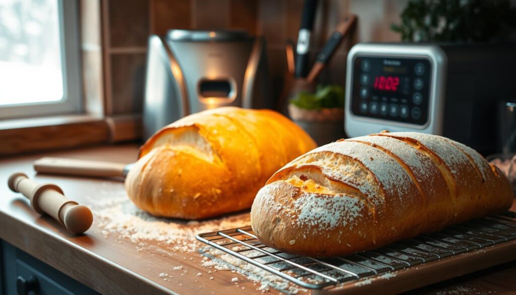 french bread baking